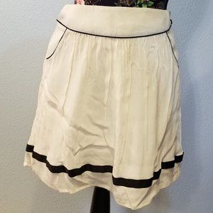 !!3 FOR $25 -- Naf Naf preppy sailor skirt in ecru